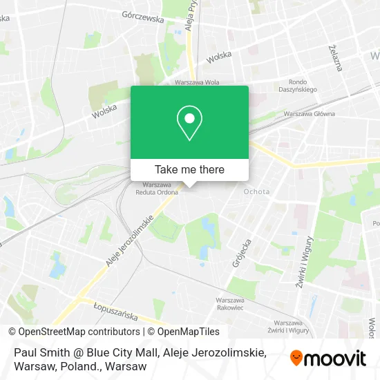 Paul Smith @ Blue City Mall, Aleje Jerozolimskie, Warsaw, Poland. map