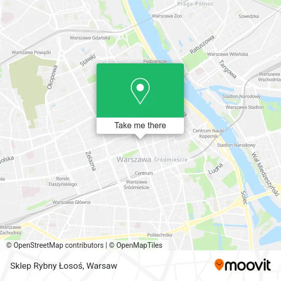 Sklep Rybny Łosoś map