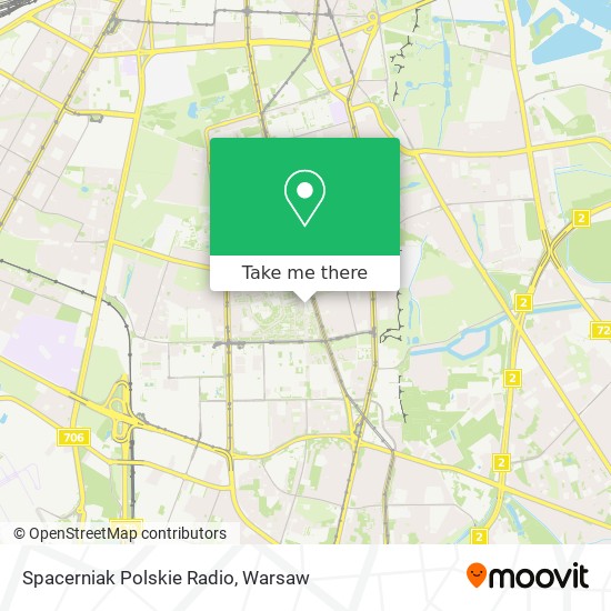 Spacerniak Polskie Radio map