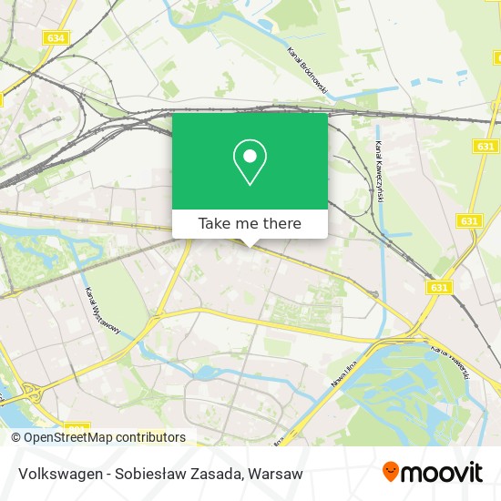 Volkswagen - Sobiesław Zasada map