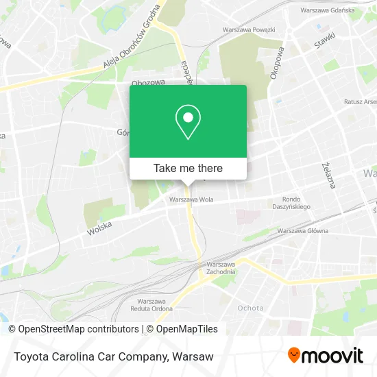Toyota Carolina Car Company map