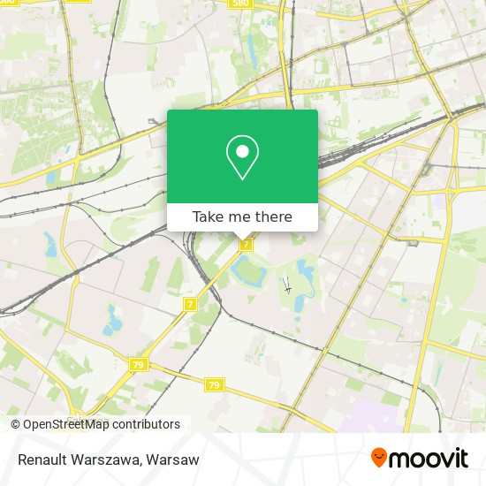 Renault Warszawa map