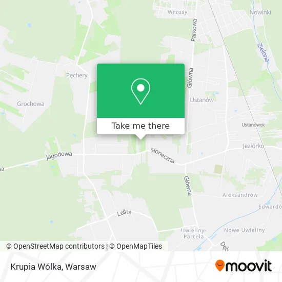 Krupia Wólka map