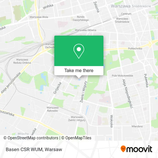 Basen CSR WUM map