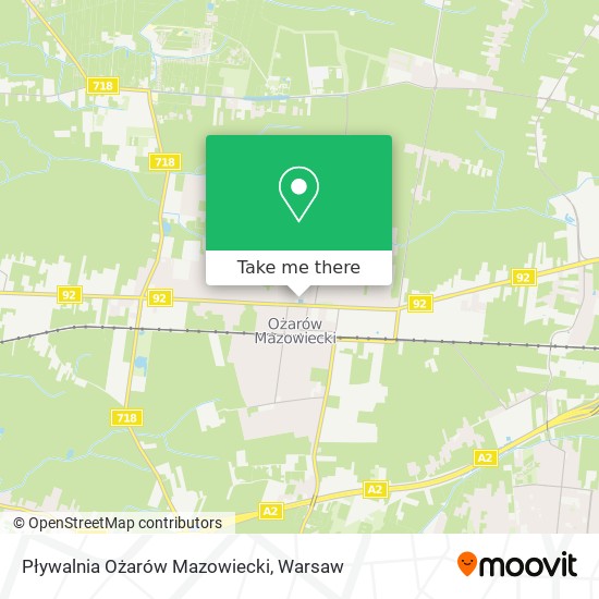 Карта Pływalnia Ożarów Mazowiecki