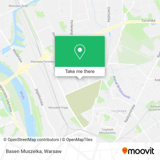 Basen  Muszelka map