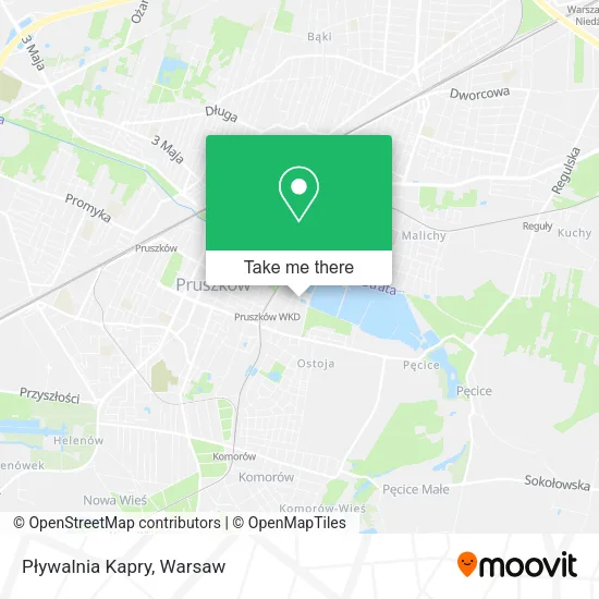Карта Pływalnia Kapry
