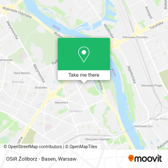 OSiR Żoliborz - Basen map