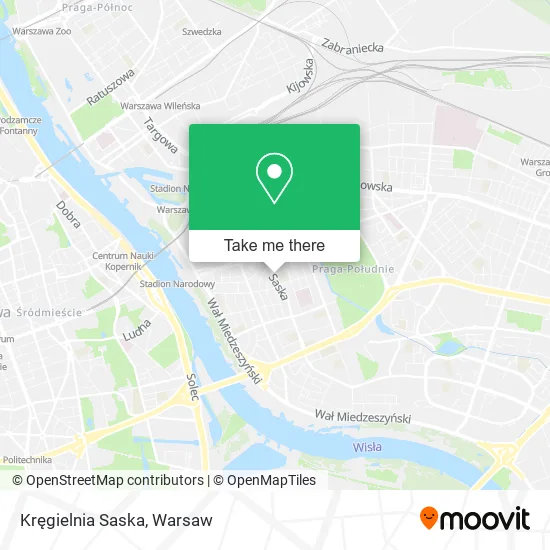 Kręgielnia Saska map