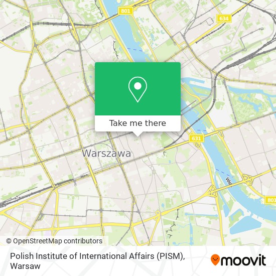 Polish Institute of International Affairs (PISM) map