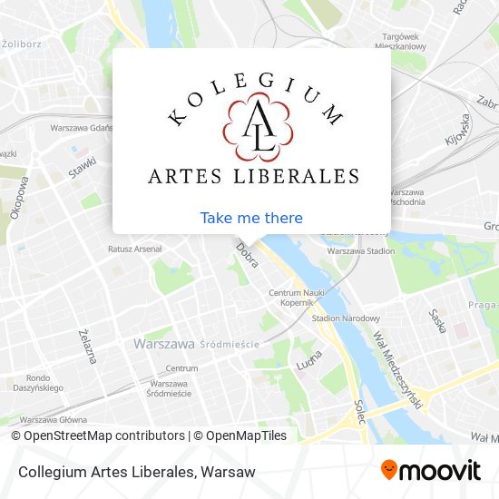 Collegium Artes Liberales map