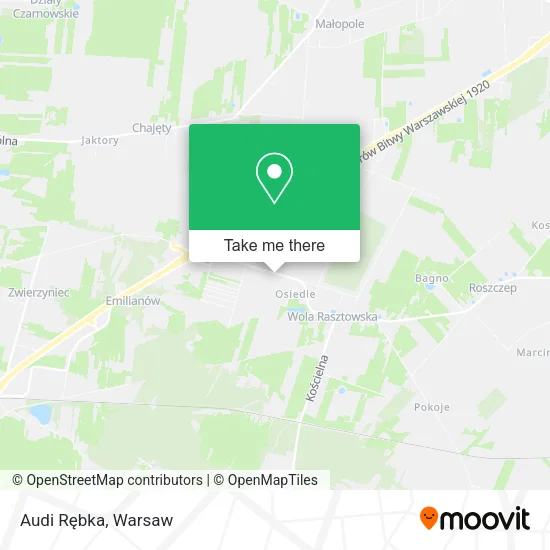 Audi Rębka map