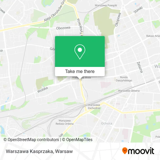 Warszawa Kasprzaka map