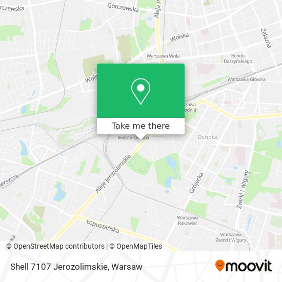 Shell 7107 Jerozolimskie map