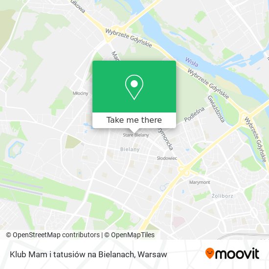 Карта Klub Mam i tatusiów na Bielanach