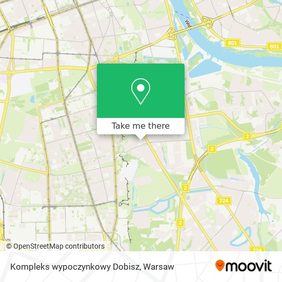 Kompleks wypoczynkowy Dobisz map