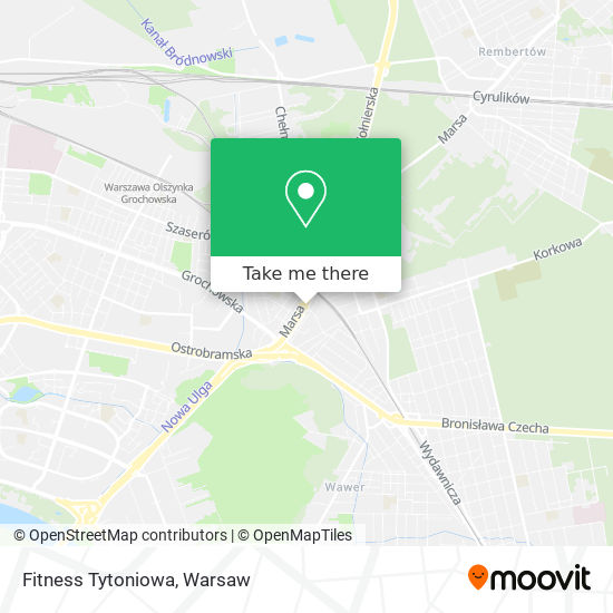 Fitness Tytoniowa map