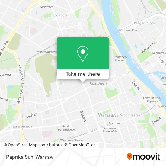 Карта Paprika Sun