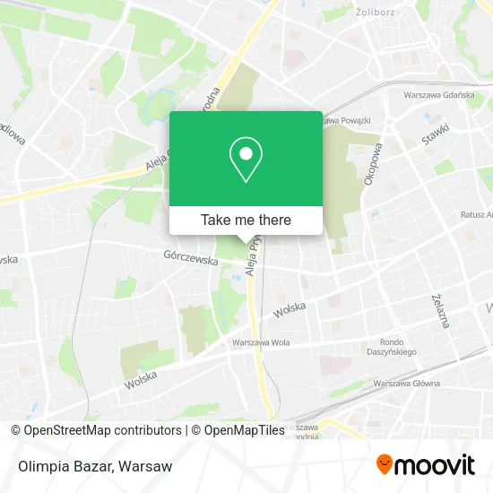 Olimpia Bazar map