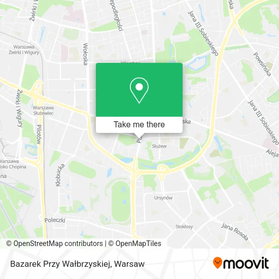 Карта Bazarek Przy Wałbrzyskiej