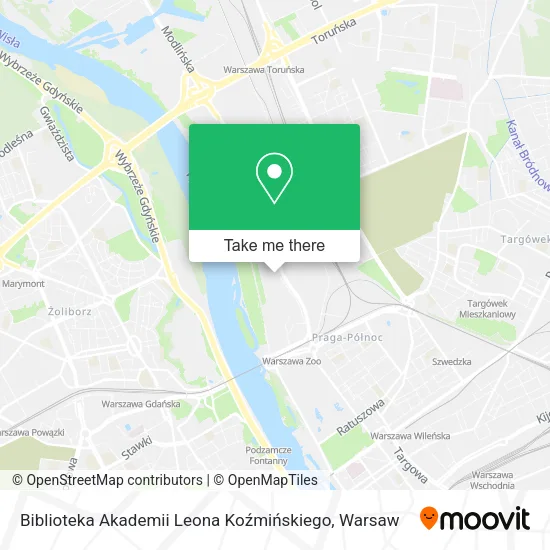 Карта Biblioteka Akademii Leona Koźmińskiego
