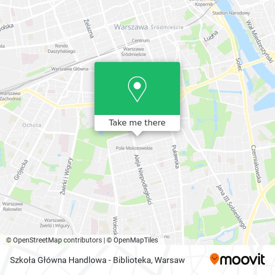 Szkoła Główna Handlowa - Biblioteka map