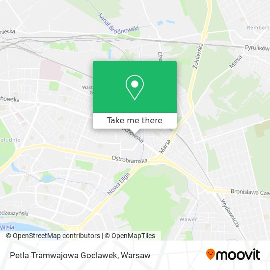 Petla Tramwajowa Goclawek map