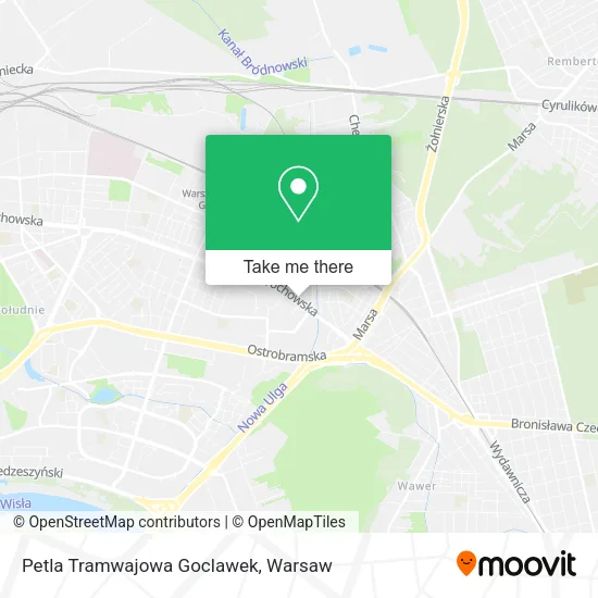 Карта Petla Tramwajowa Goclawek