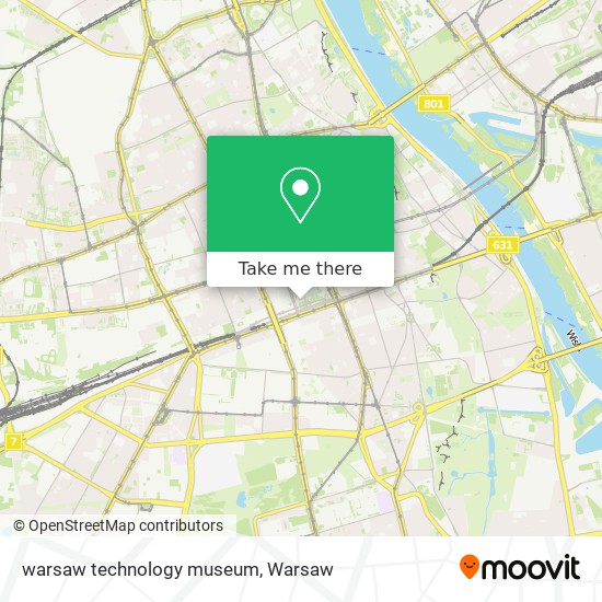 warsaw technology museum map