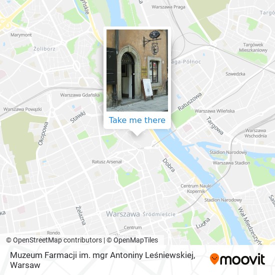 Muzeum Farmacji im. mgr Antoniny Leśniewskiej map