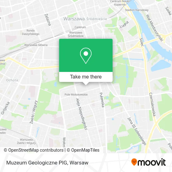 Muzeum Geologiczne PIG map