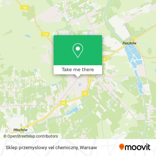 Sklep przemyslowy vel chemiczny map