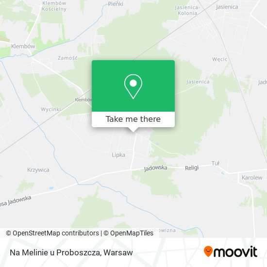 Na Melinie u Proboszcza map