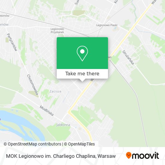 MOK Legionowo im. Charliego Chaplina map