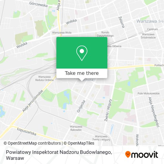 Powiatowy Inspektorat Nadzoru Budowlanego map