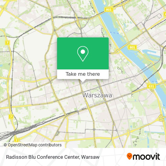 Radisson Blu Conference Center map