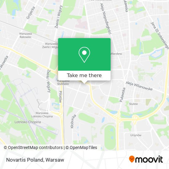 Novartis Poland map