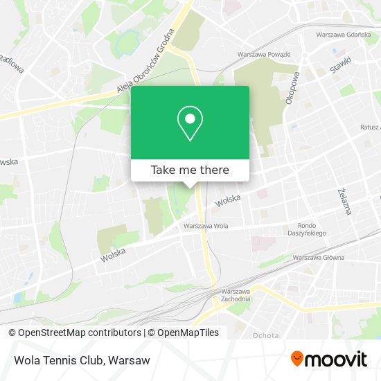 Wola Tennis Club map