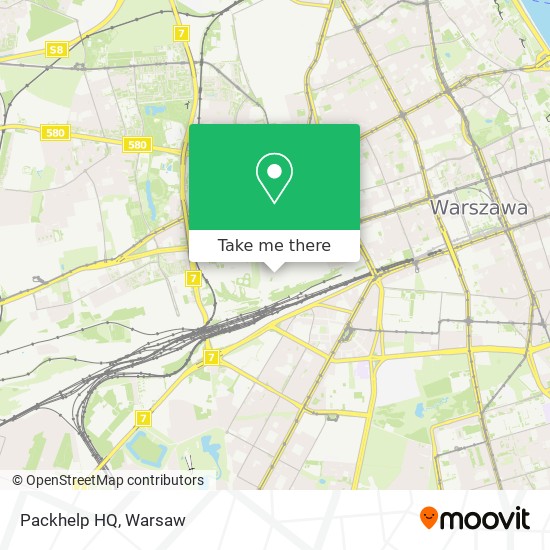 Packhelp HQ map