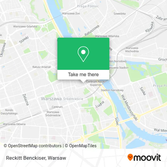 Карта Reckitt Benckiser