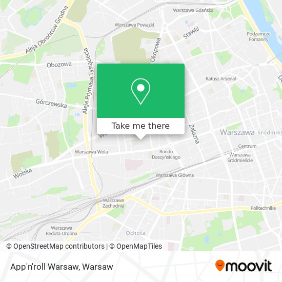 Карта App'n'roll Warsaw