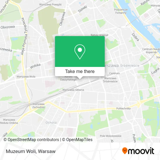 Muzeum Woli map