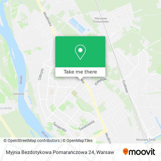 Карта Myjnia Bezdotykowa Pomarańczowa 24