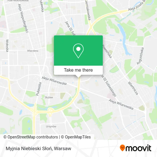 Myjnia Niebieski Słoń map