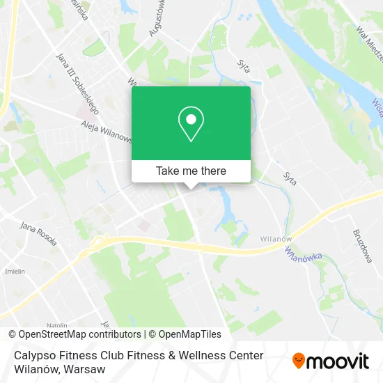 Calypso Fitness Club Fitness & Wellness Center Wilanów map