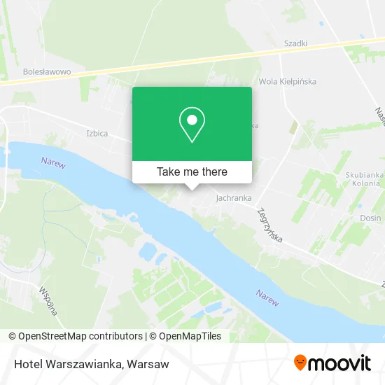 Hotel Warszawianka map