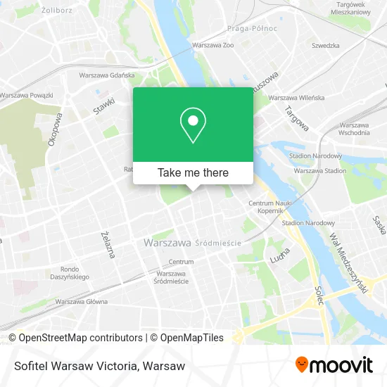 Карта Sofitel Warsaw Victoria