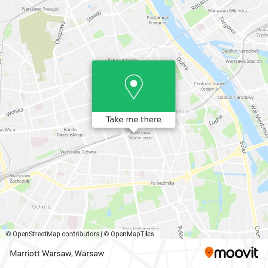 Карта Marriott Warsaw