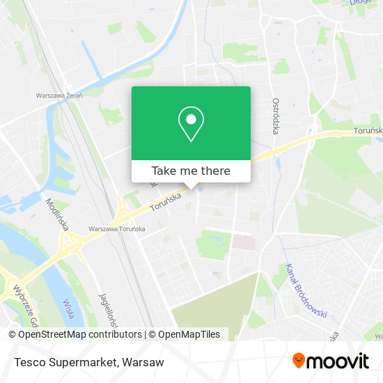 Tesco Supermarket map