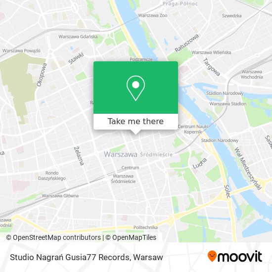 Studio Nagrań  Gusia77 Records map